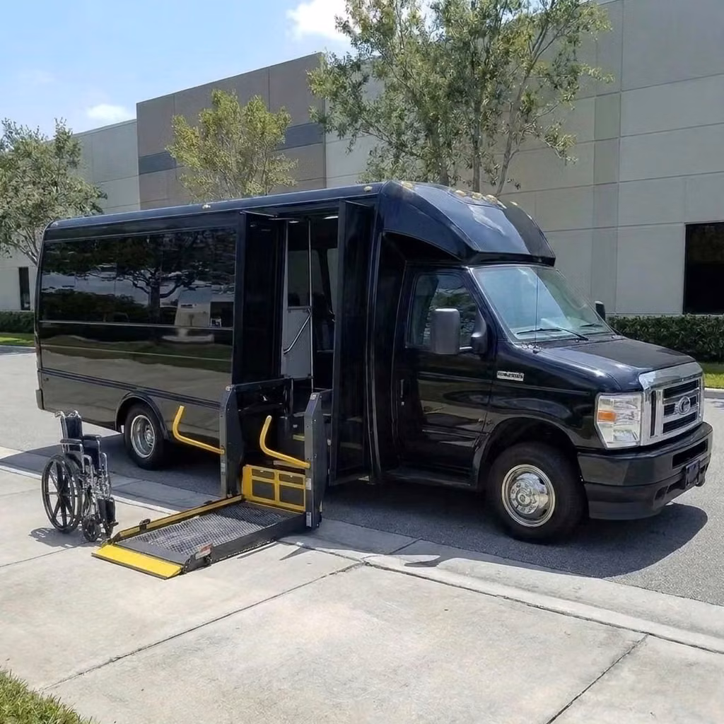 monrovia 18 passenger minibus wheelchair lift