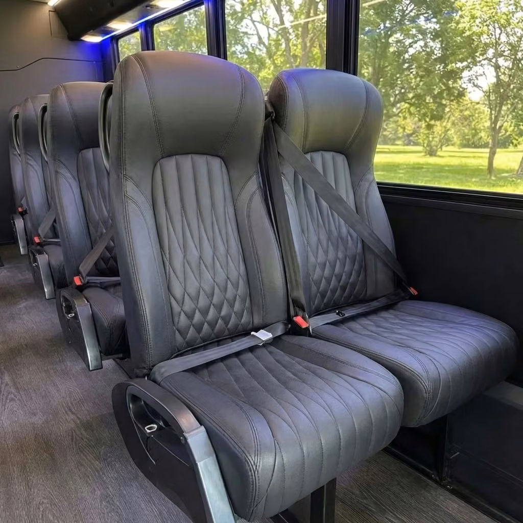 monrovia 20 passenger minibus high back seats