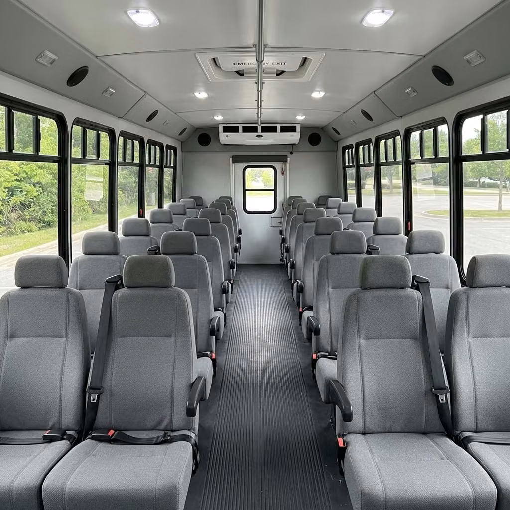 monrovia 30 passenger minibus seating