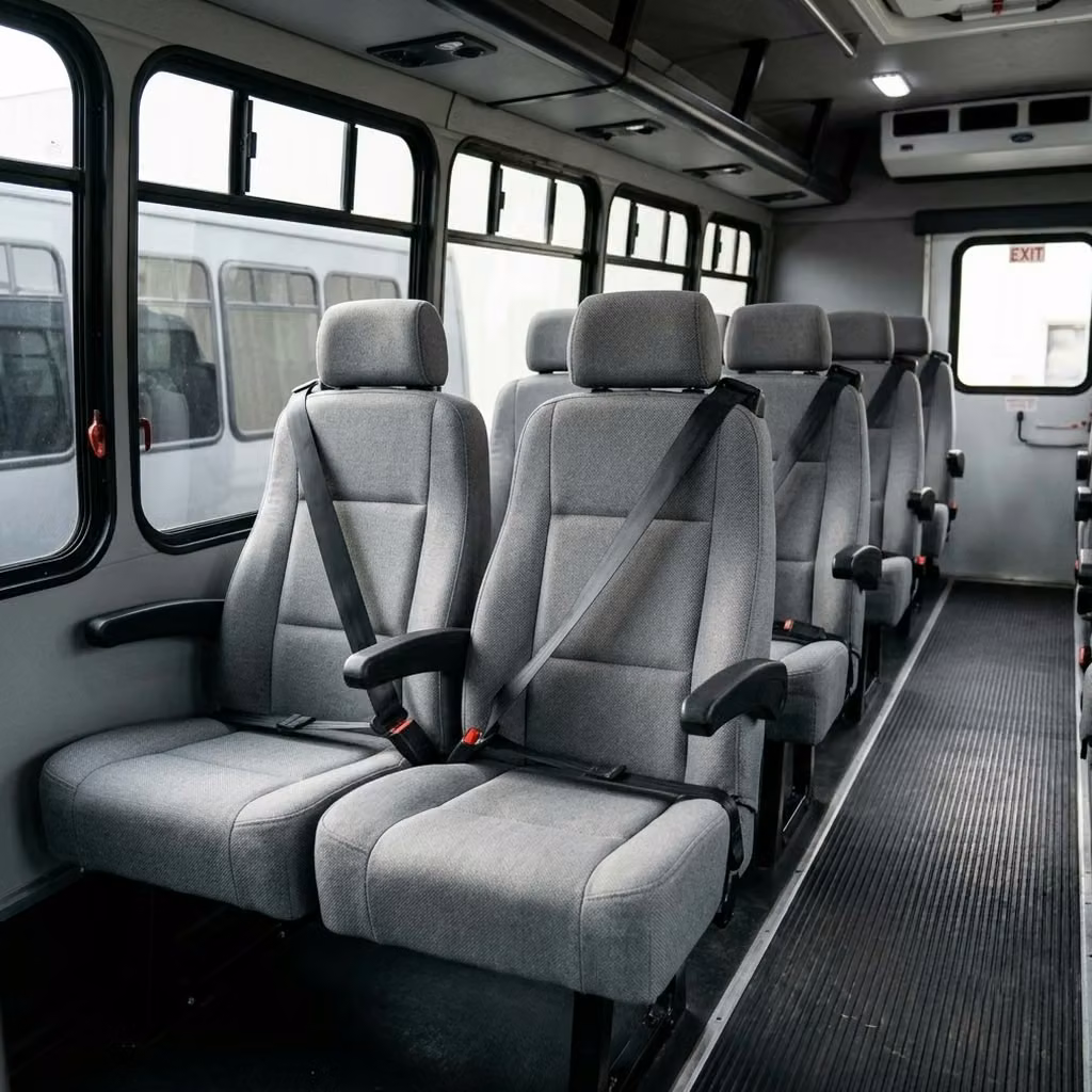 monrovia 35 passenger minibus reclining seats