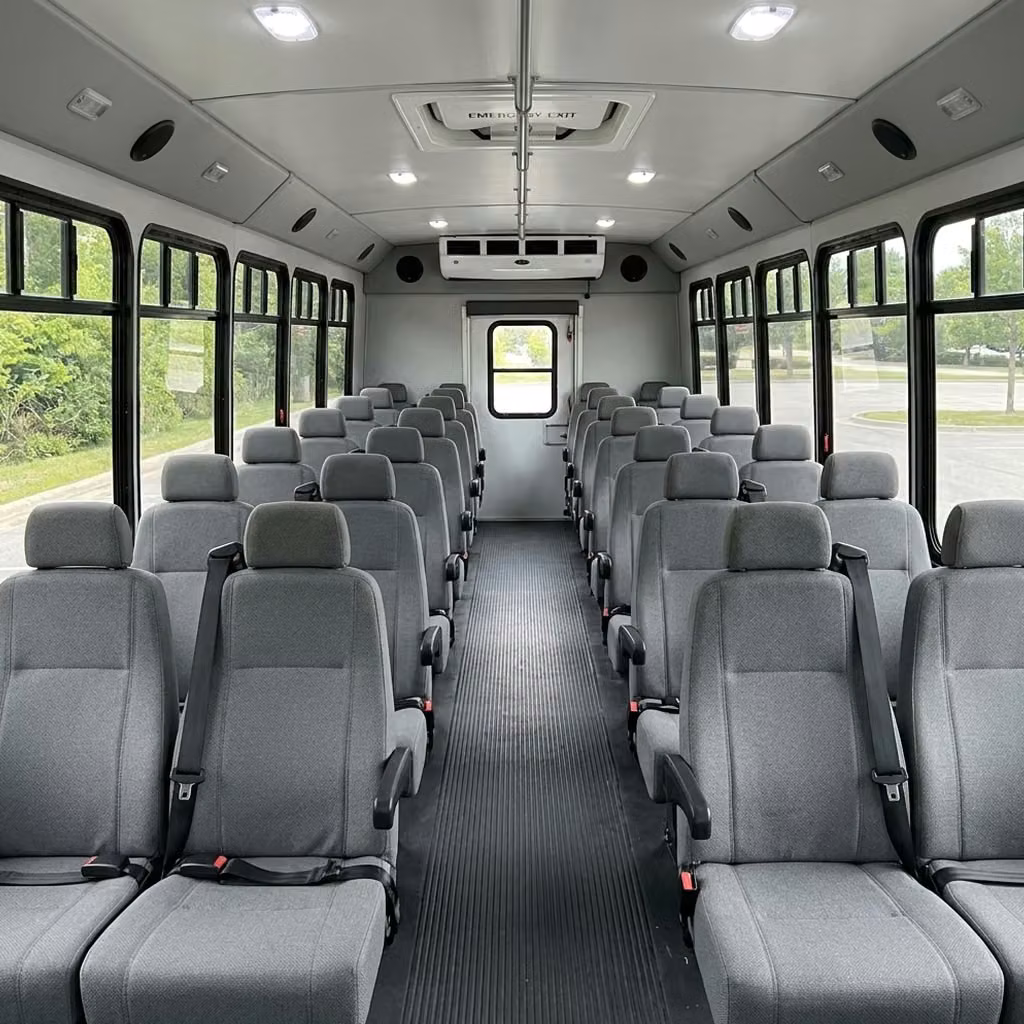 monrovia 35 passenger minibus seating