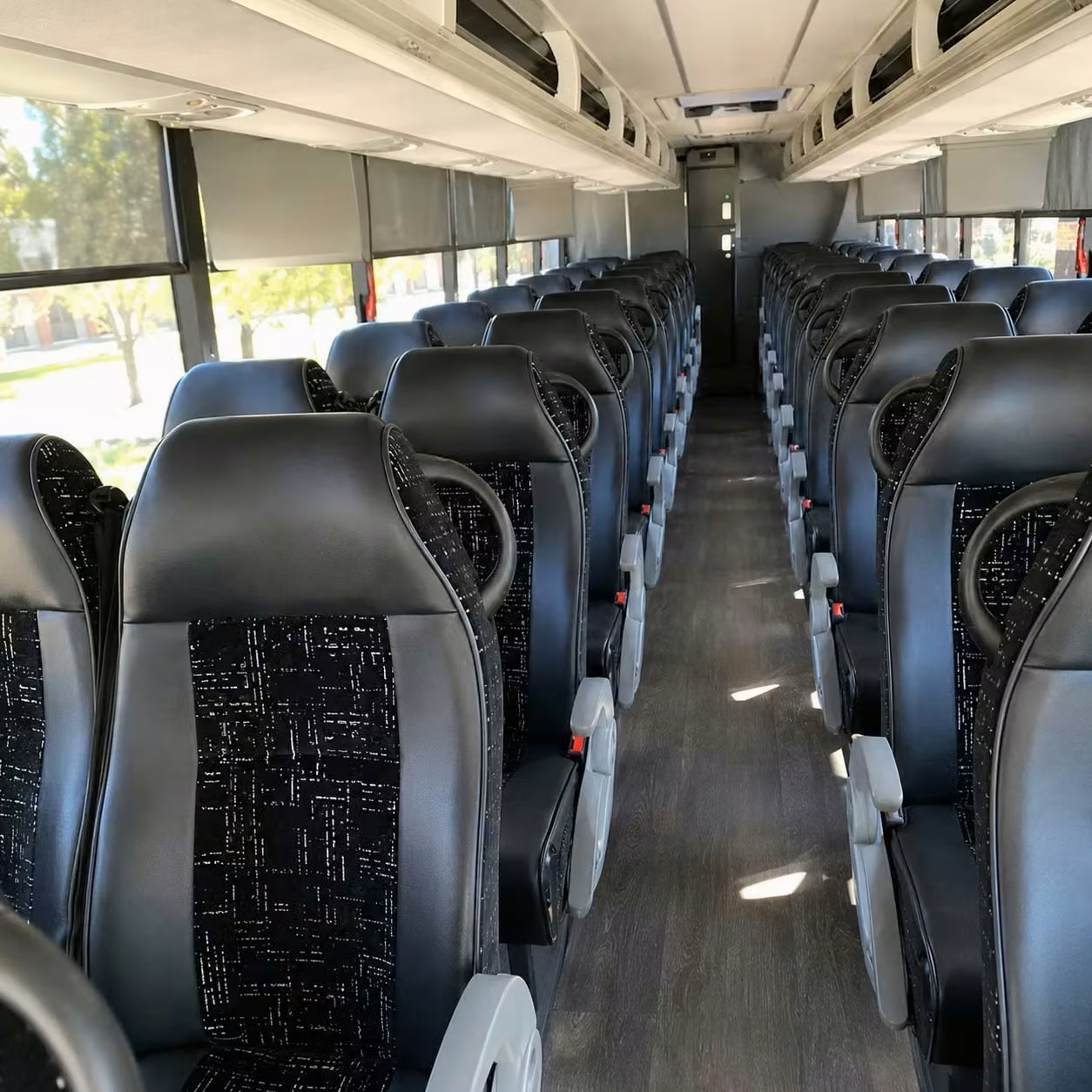 monrovia charter bus interior 1