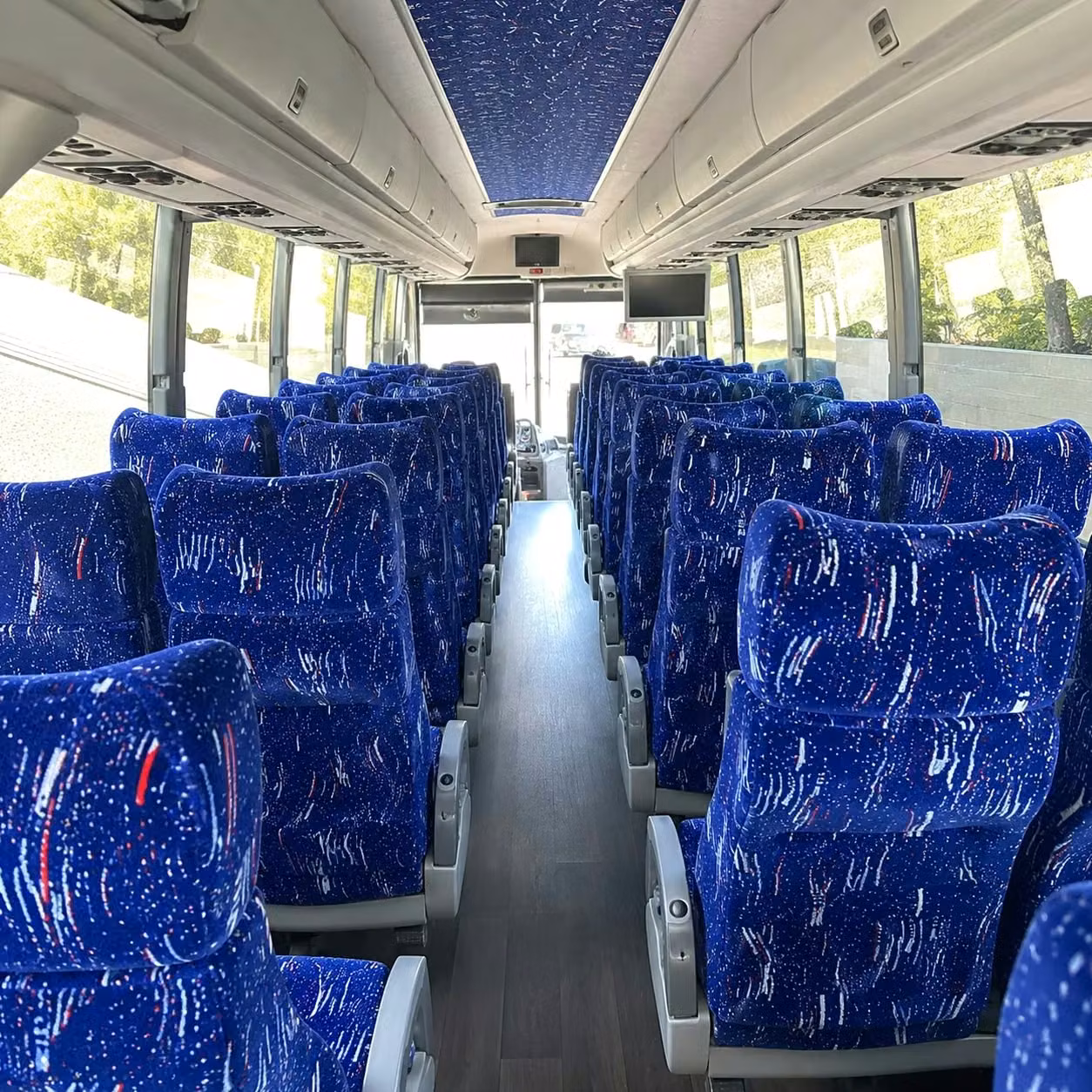 monrovia charter bus interior 2
