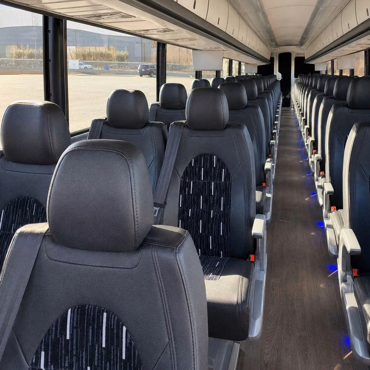 monrovia charter bus interior 3