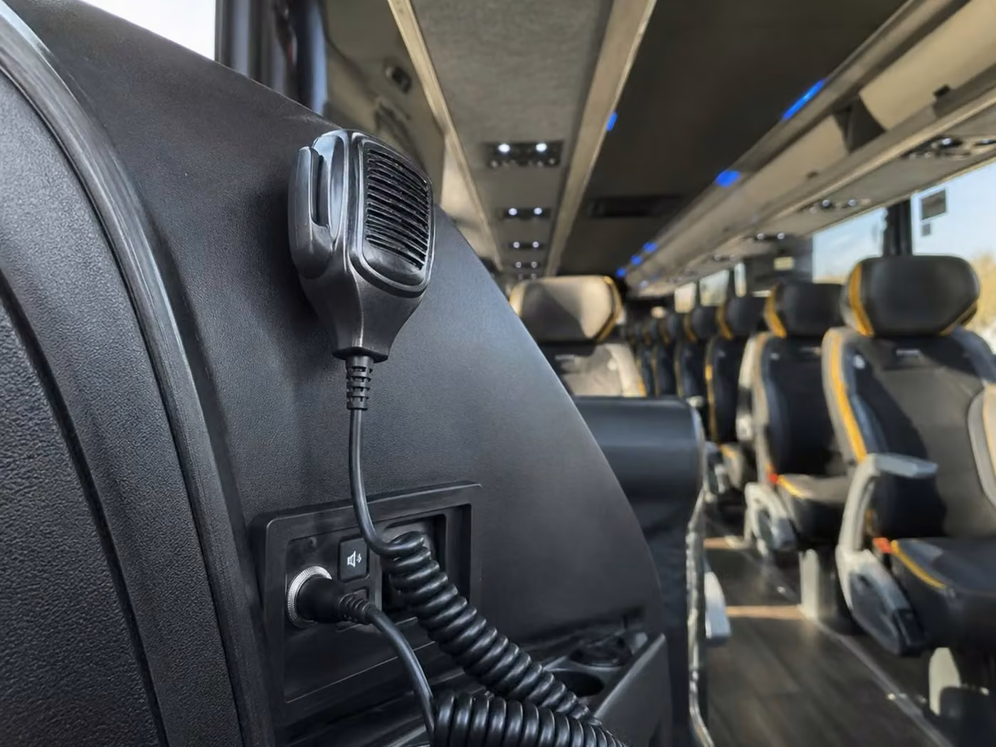 monrovia charter bus pa system