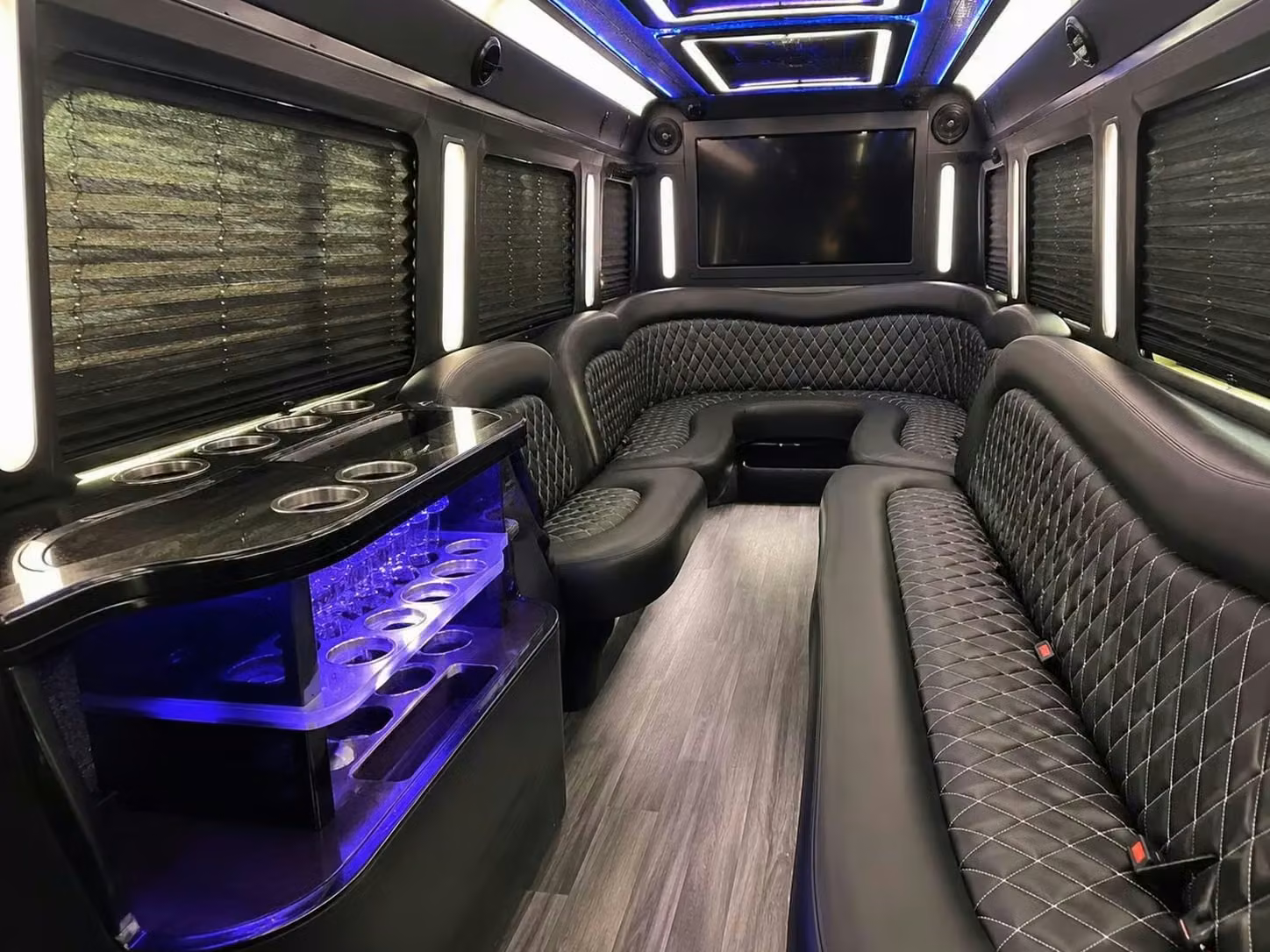 monrovia party bus bar area