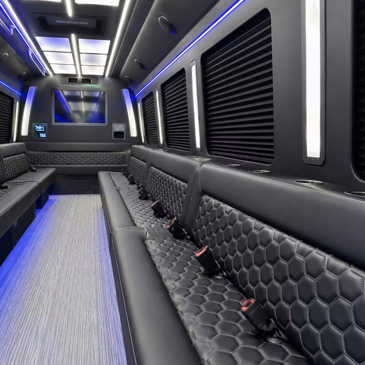 monrovia party bus party lighting