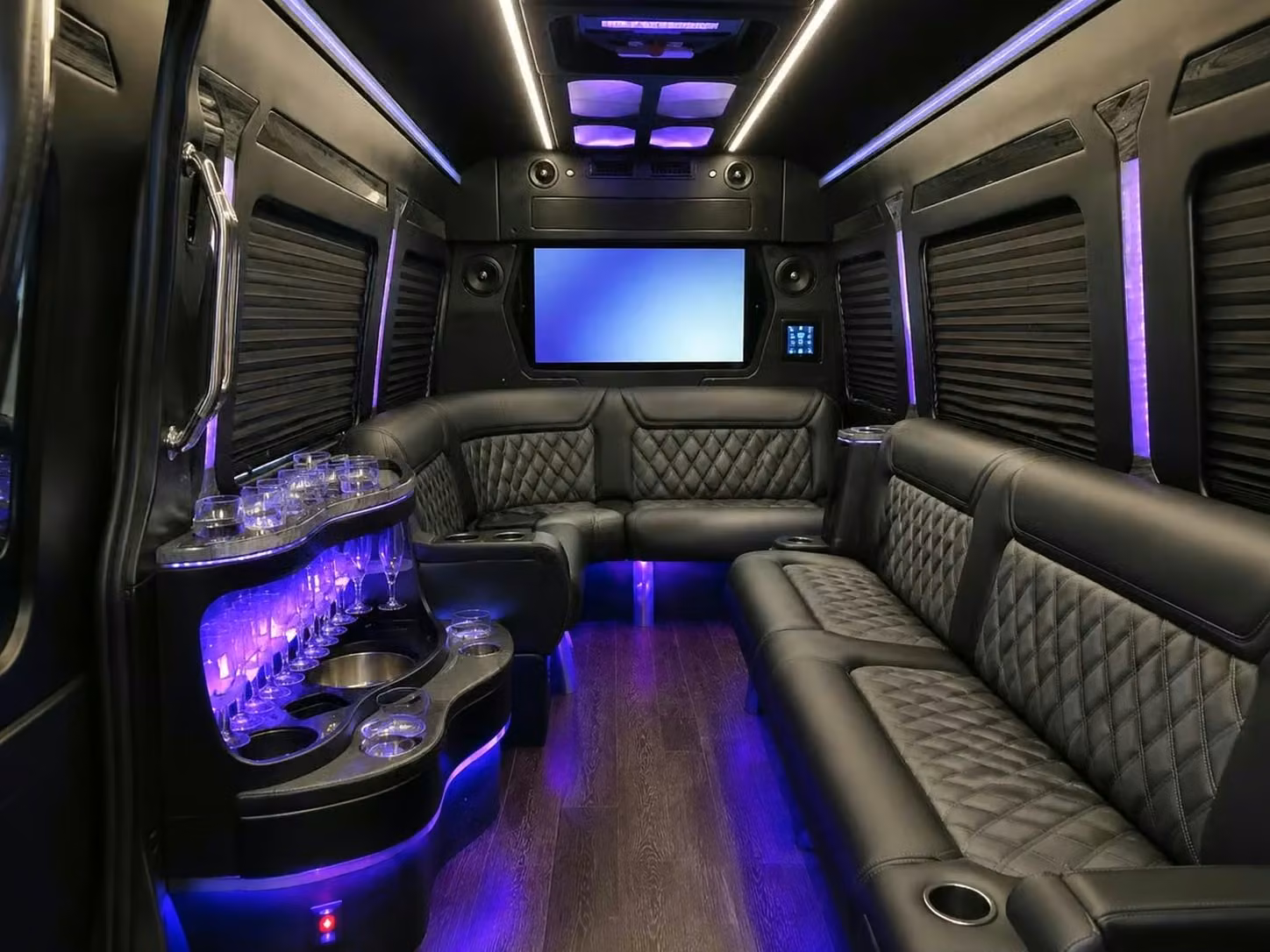 monrovia party bus smart tvs