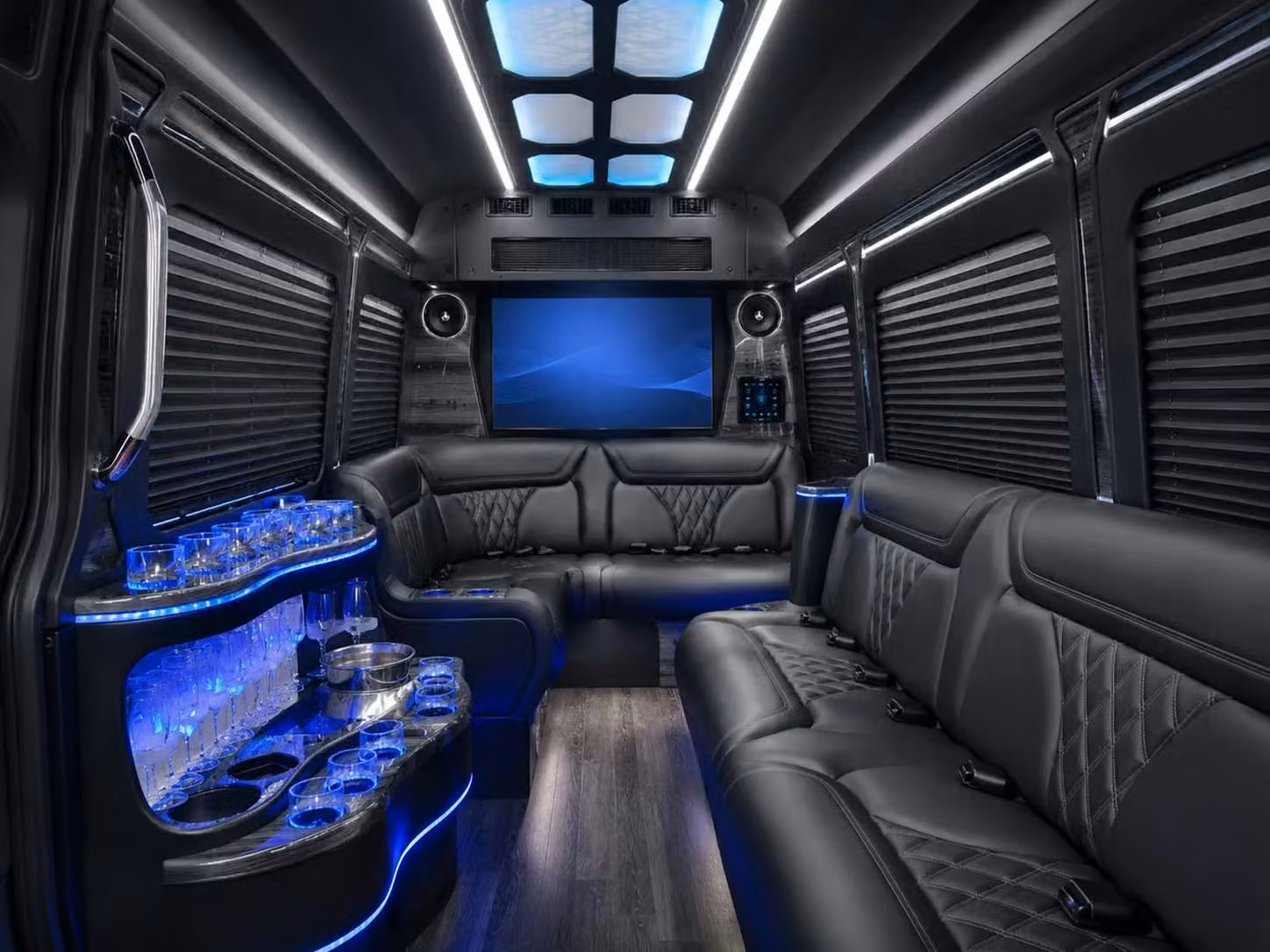 monrovia private bus rentals for client dinners happy hours and networking events