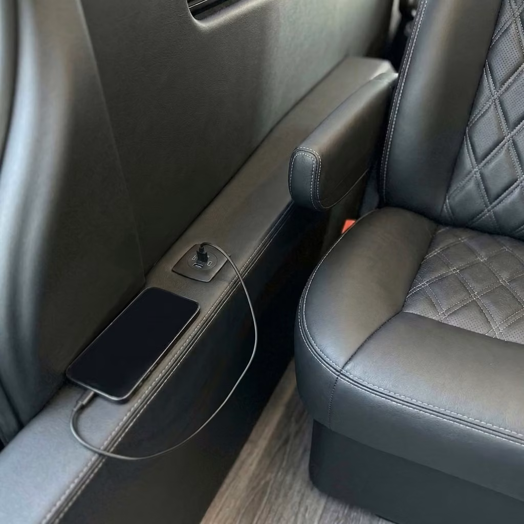 monrovia sprinter van rental with driver usb charging