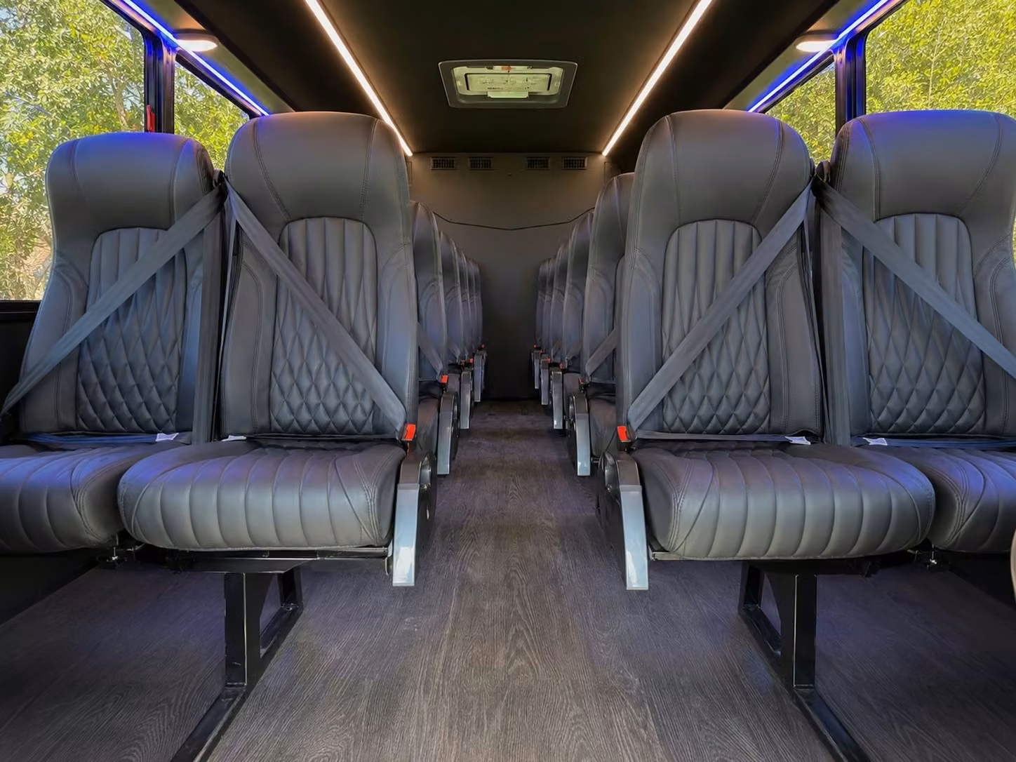 20 passenger minibus interior