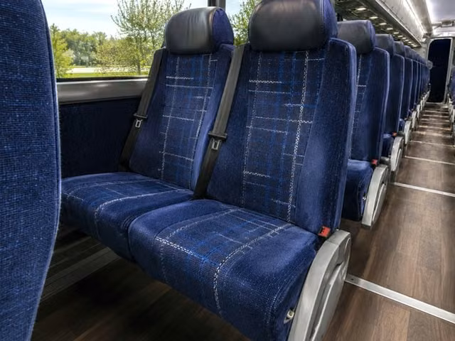 monrovia charter bus interior