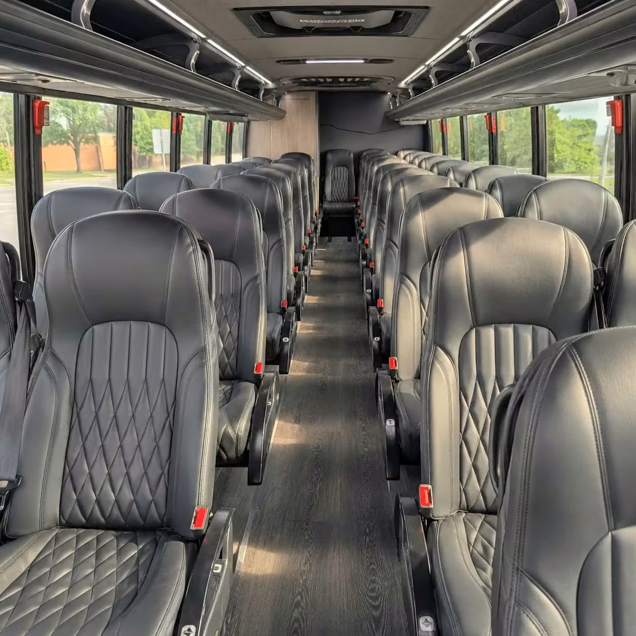 30 passenger minibus interior
